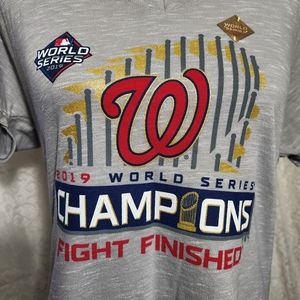 MLB Washington Nationals World Series 2019 Top Size L